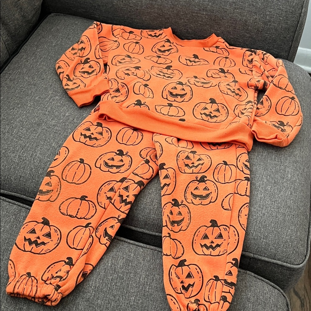 Wonder Nation Halloween Pumpkin Set - Orange and Black